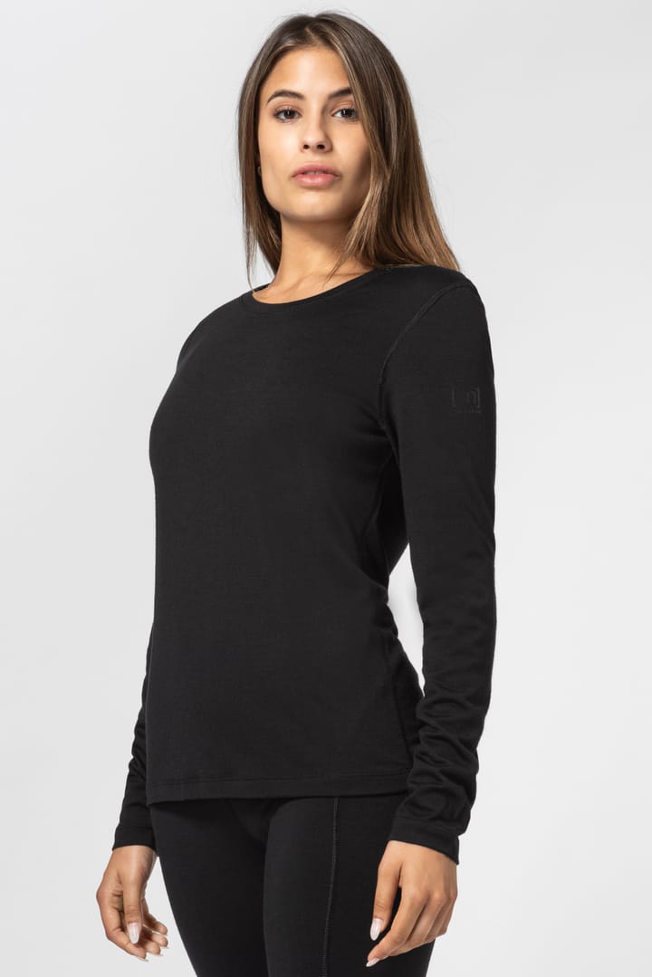 super.natural Women's Arctic230 Long Sleeve Jet Black super.natural