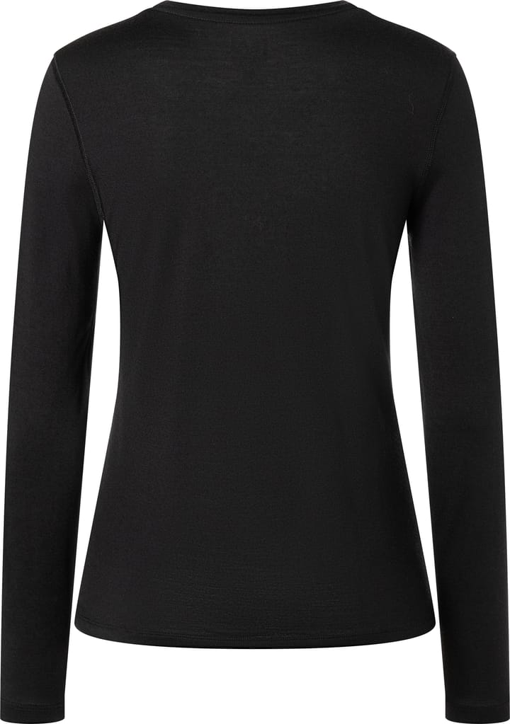 super.natural Women's Arctic230 Long Sleeve Jet Black super.natural