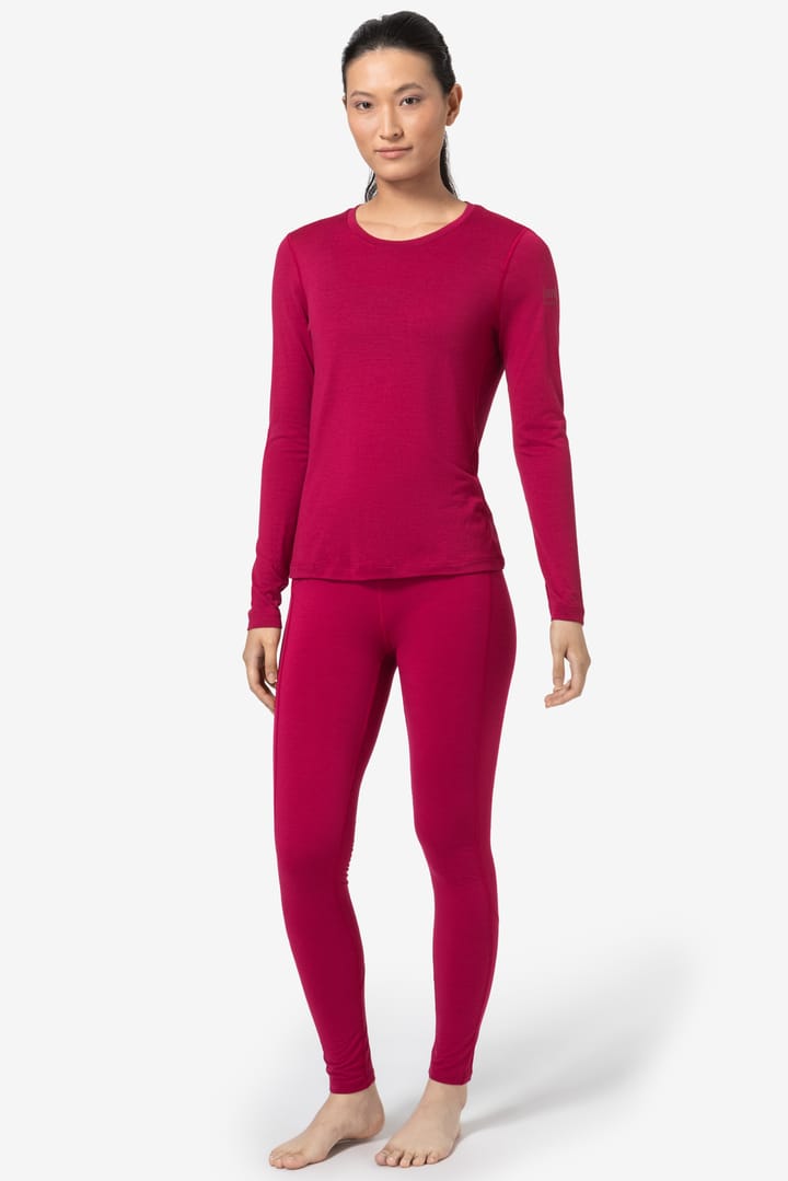 super.natural Women's Arctic230 Long Sleeve Sangria super.natural