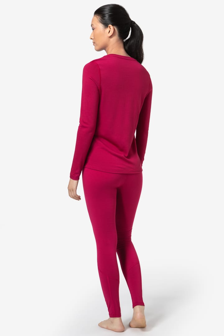 super.natural Women's Arctic230 Long Sleeve Sangria super.natural
