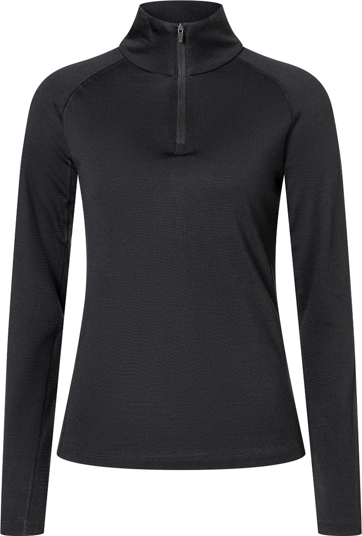 super.natural Women's Arctic230 Zip 1/4 Jet Black super.natural