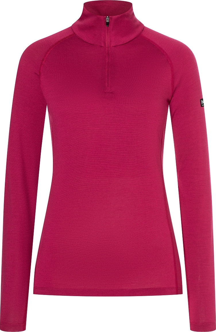 Super.Natural Women’s Arctic230 Zip 1/4 Sangria