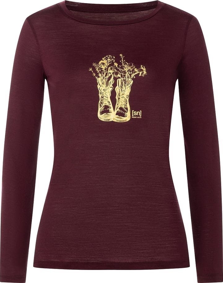 Women's Blossom Boots Long Sleeve Wine Tasting/Gold super.natural