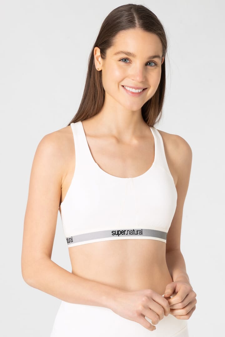 super.natural Women's Feel Good Bra Fresh White super.natural