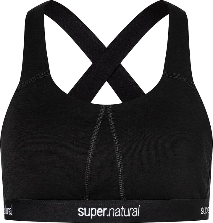 super.natural Women's Feel Good Bra Jet Black super.natural
