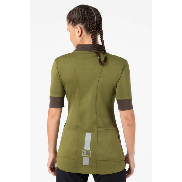 Women's Grava Jersey (2021) Avocado/Wren super.natural