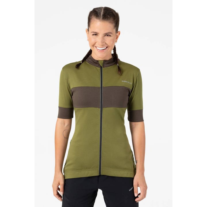 Women's Grava Jersey (2021) Avocado/Wren super.natural