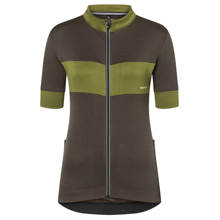 super.natural Women's Grava Jersey (2021) Wren/Avocado super.natural