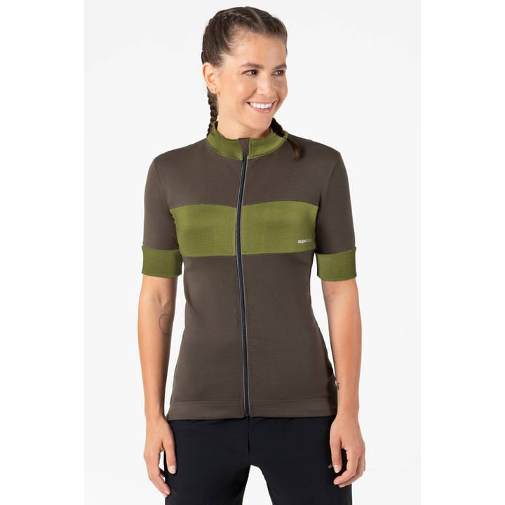 super.natural Women's Grava Jersey (2021) Wren/Avocado super.natural