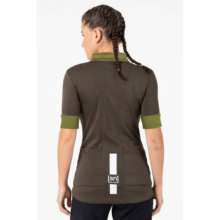 super.natural Women's Grava Jersey (2021) Wren/Avocado super.natural
