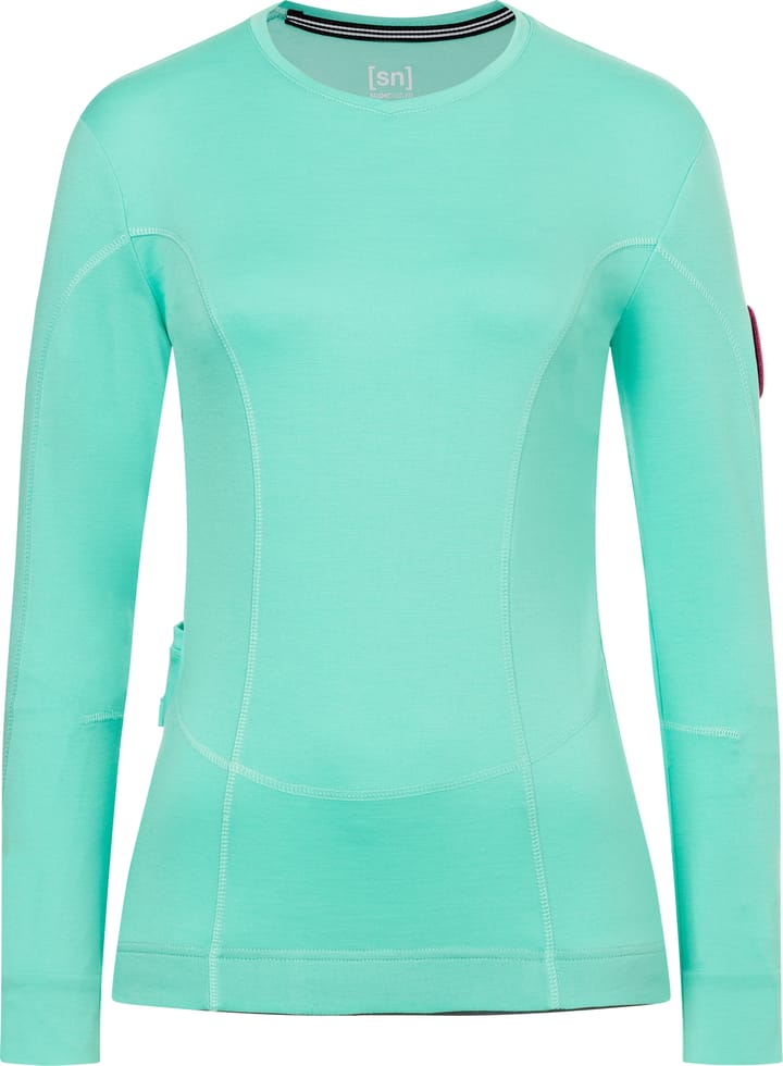 super.natural Women's Grava Long Sleeve Ice Green super.natural