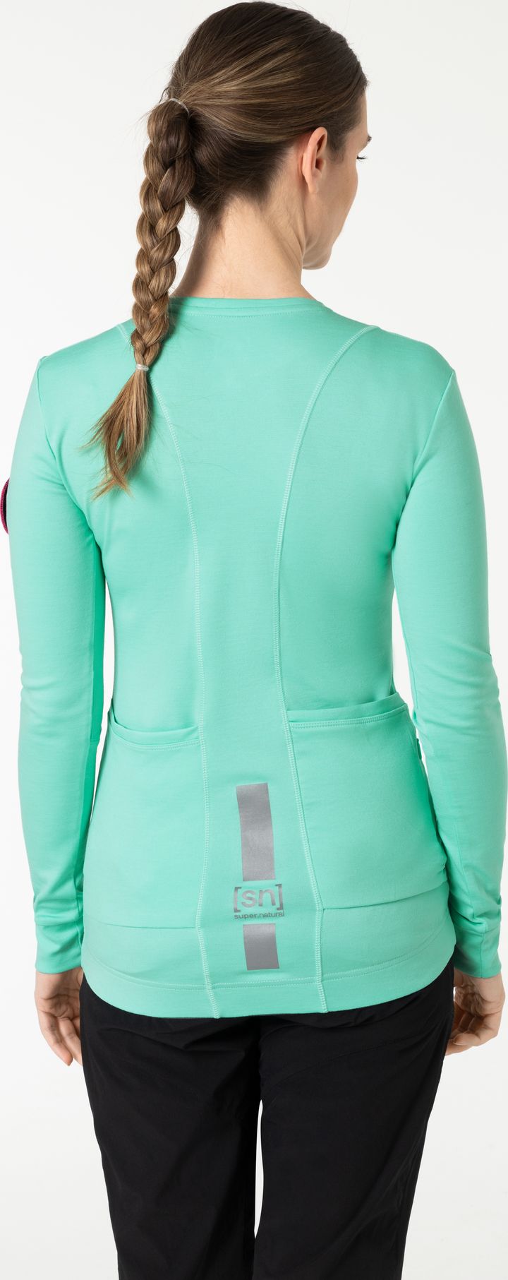 super.natural Women's Grava Long Sleeve Ice Green super.natural super.natural Women's Grava Long Sleeve Ice Green super.natural