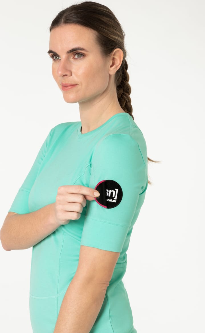 super.natural Women's Grava Tee Ice Green super.natural