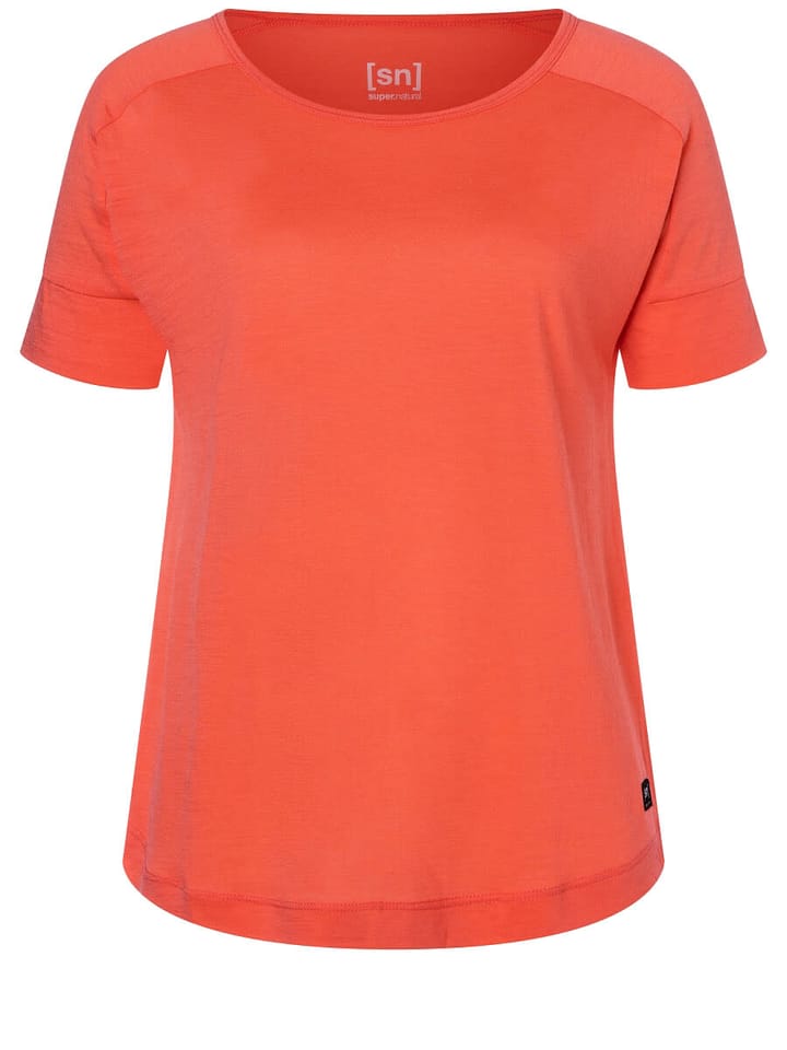 super.natural Women's Isla Tee Living Coral super.natural