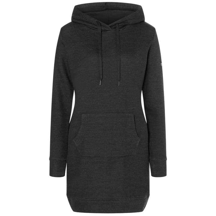 Women's Knit Long Hoodie Jet Black super.natural