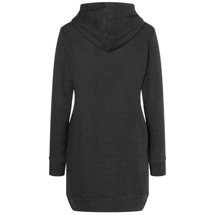 super.natural Women's Knit Long Hoodie Jet Black super.natural