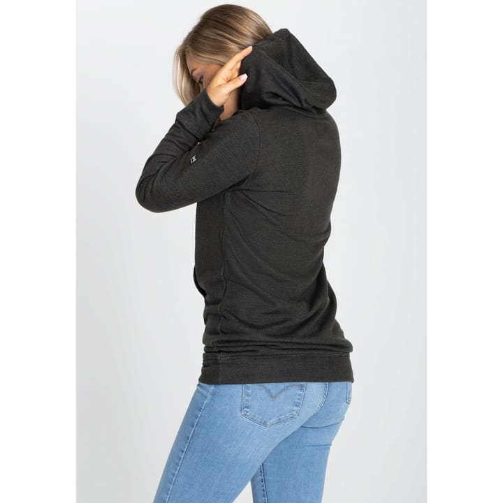 super.natural Women's Knit Long Hoodie Jet Black super.natural super.natural Women's Knit Long Hoodie Jet Black super.natural