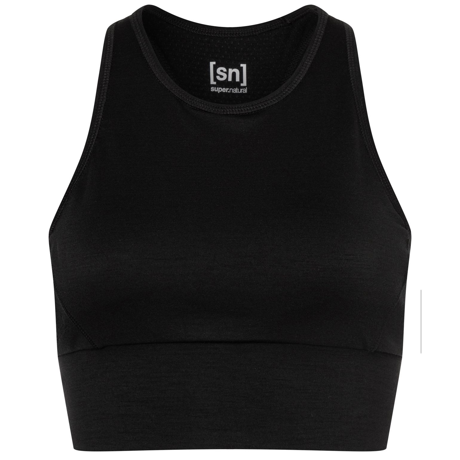 super.natural Women's Liquid Flow Top Jet Black