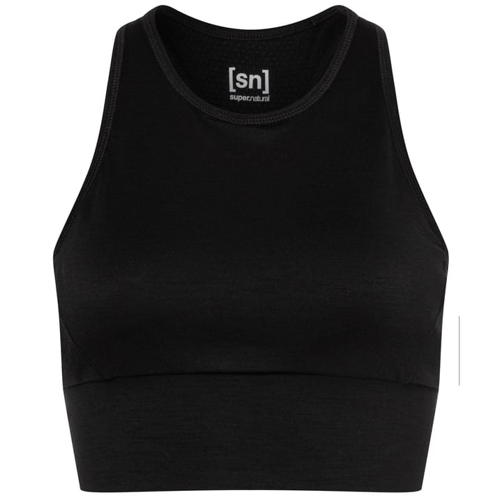 super.natural Women's Liquid Flow Top Jet Black super.natural