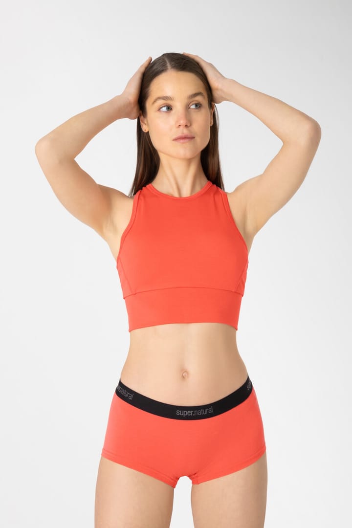 super.natural Women's Liquid Flow Top Living Coral super.natural