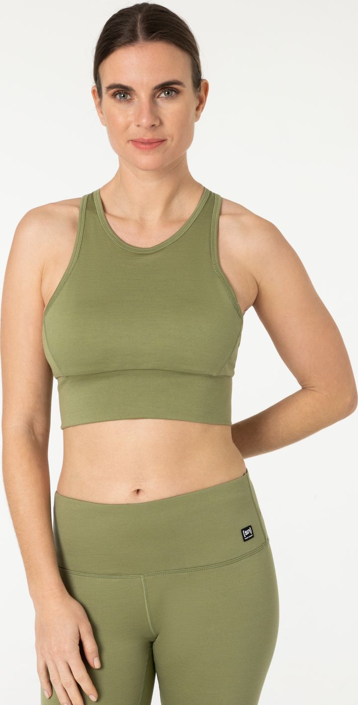 super.natural Women's Liquid Flow Top Sage super.natural