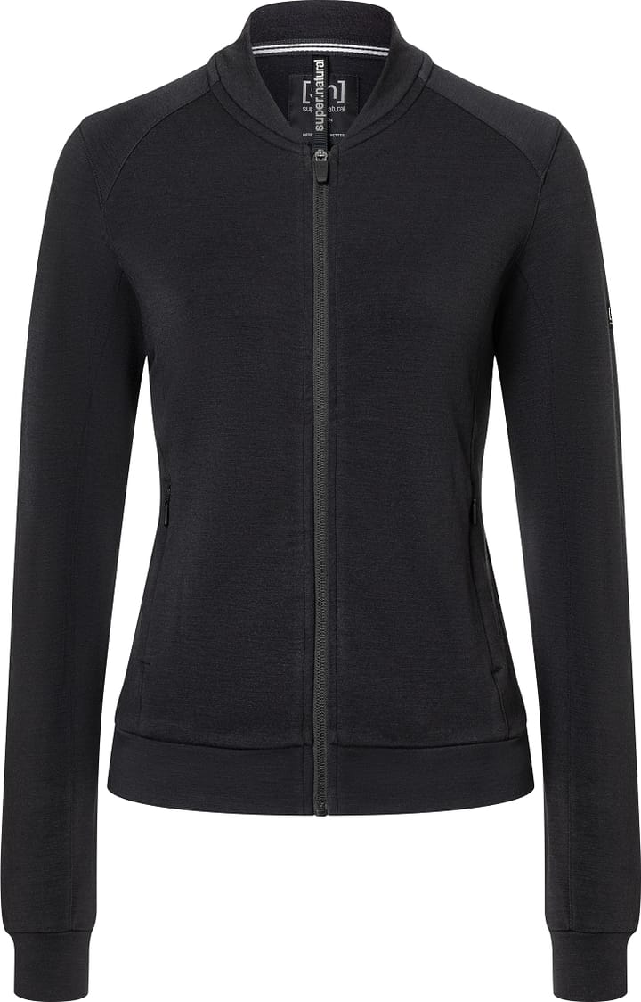 super.natural Women's Motion Jacket Jet Black super.natural