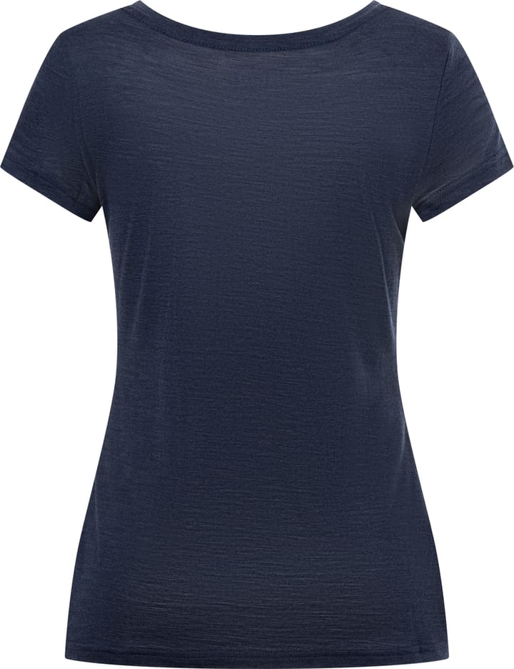 super.natural Women's Sarda Tee Blue Iris Melange/Cloud Blue super.natural
