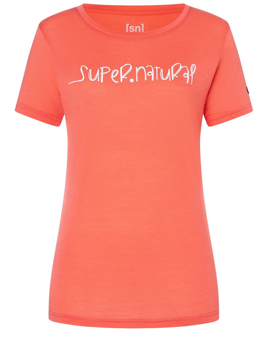 Women's Signature Tee Living Coral/Fresh White