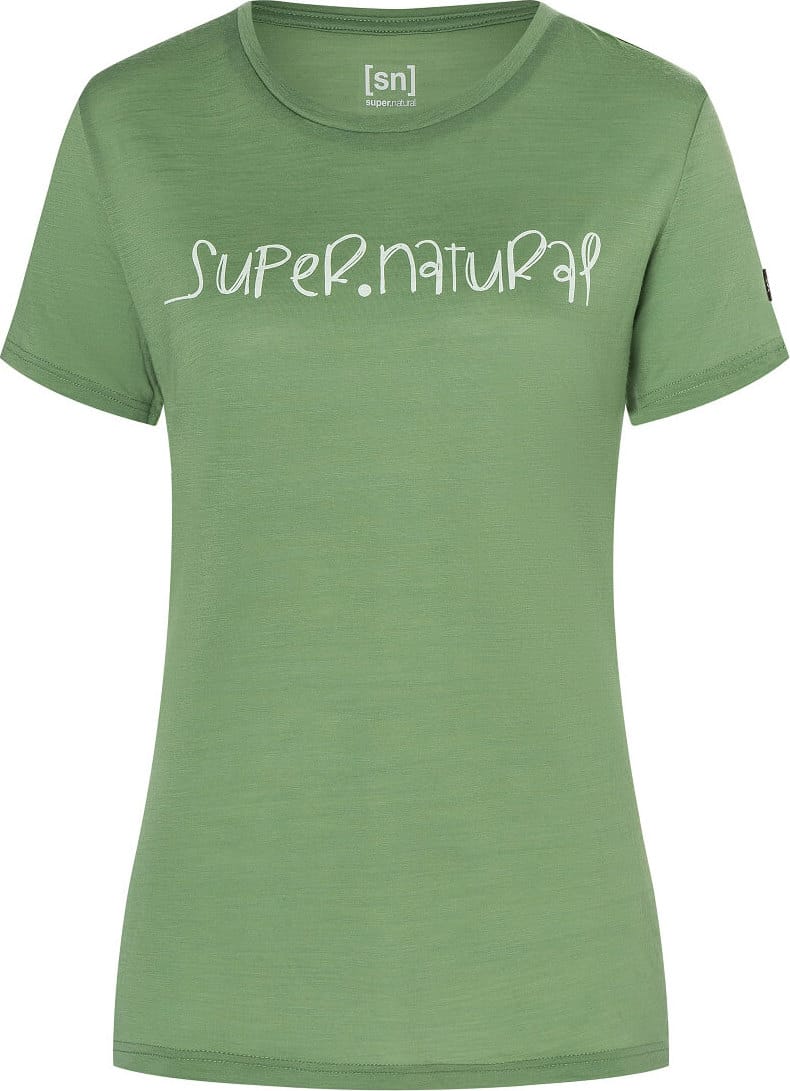 super.natural Women's Signature Tee Loden Frost/Fresh White