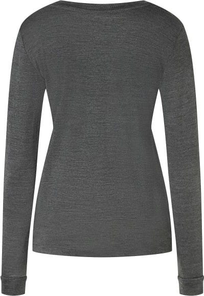 Women's Skianto Long Sleeve Pirate Grey Melange/Gold super.natural