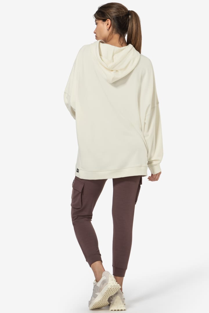 super.natural Women's Snow Cat Hoodie Fresh White/Various super.natural
