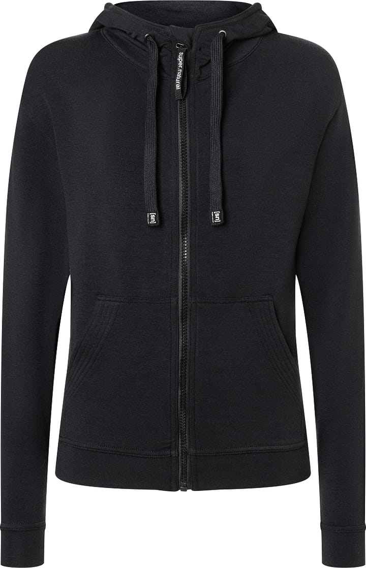 super.natural Women's Solution Hoodie Jet Black super.natural