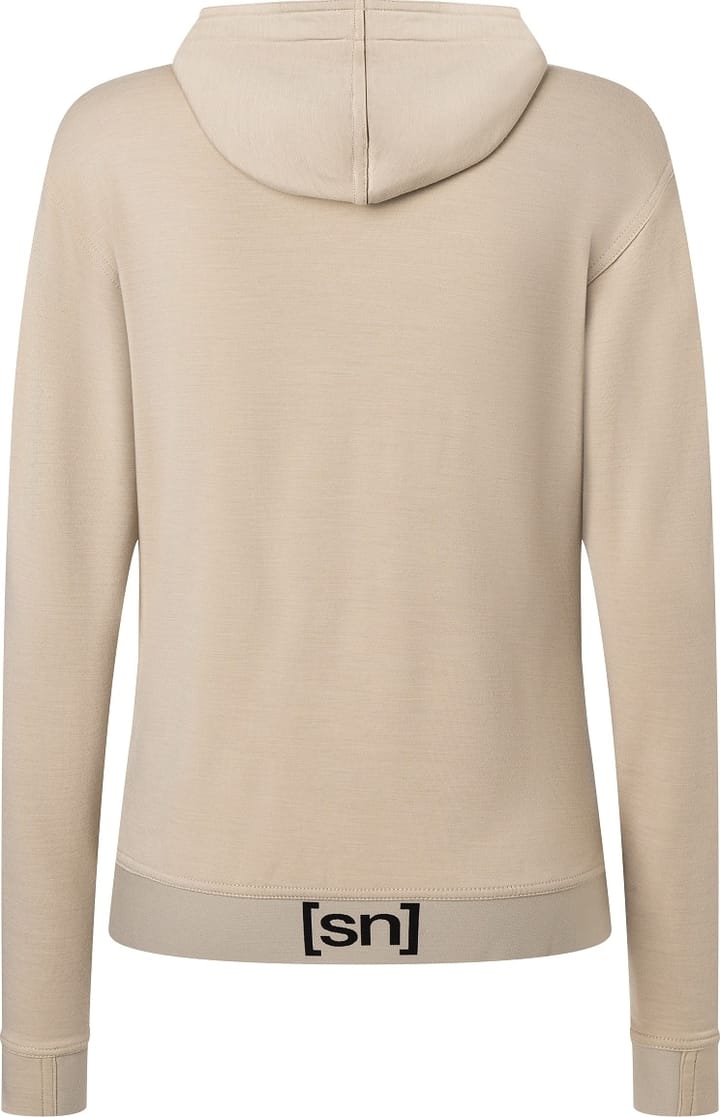 super.natural Women's Solution Hoodie White Pepper super.natural
