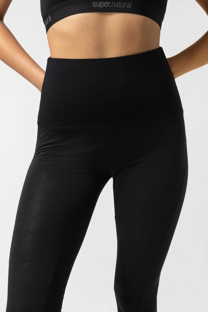 super.natural Women's Tundra175 Comfy Tight 3/4 Jet Black super.natural