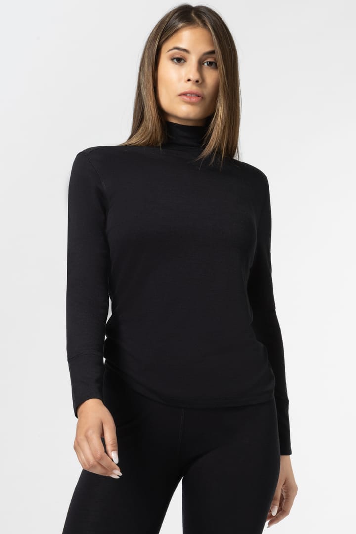 super.natural Women's Tundra175 Turtleneck Jet Black super.natural