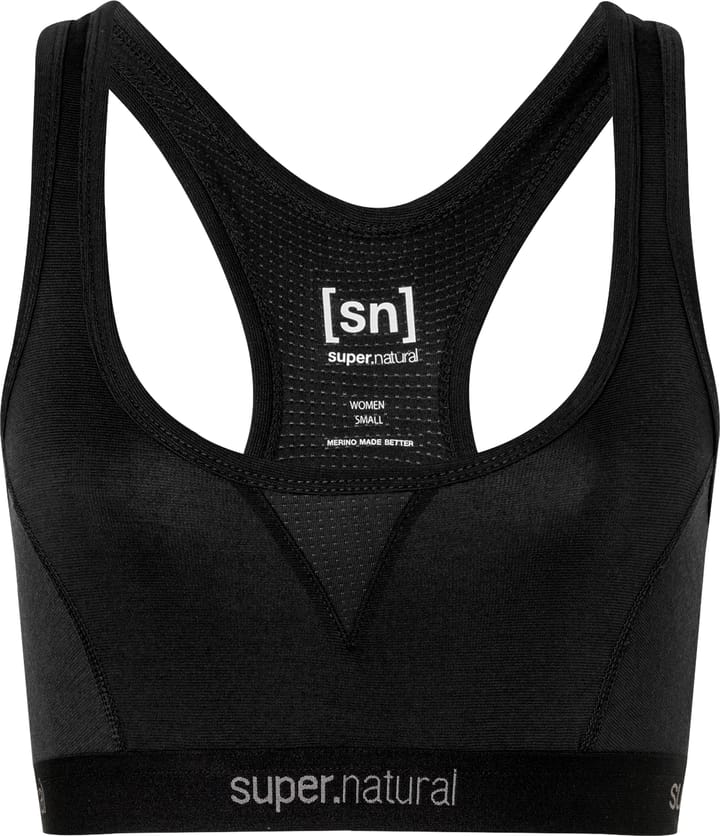 super.natural Women's Tundra220 Semplice Bra Jet Black super.natural