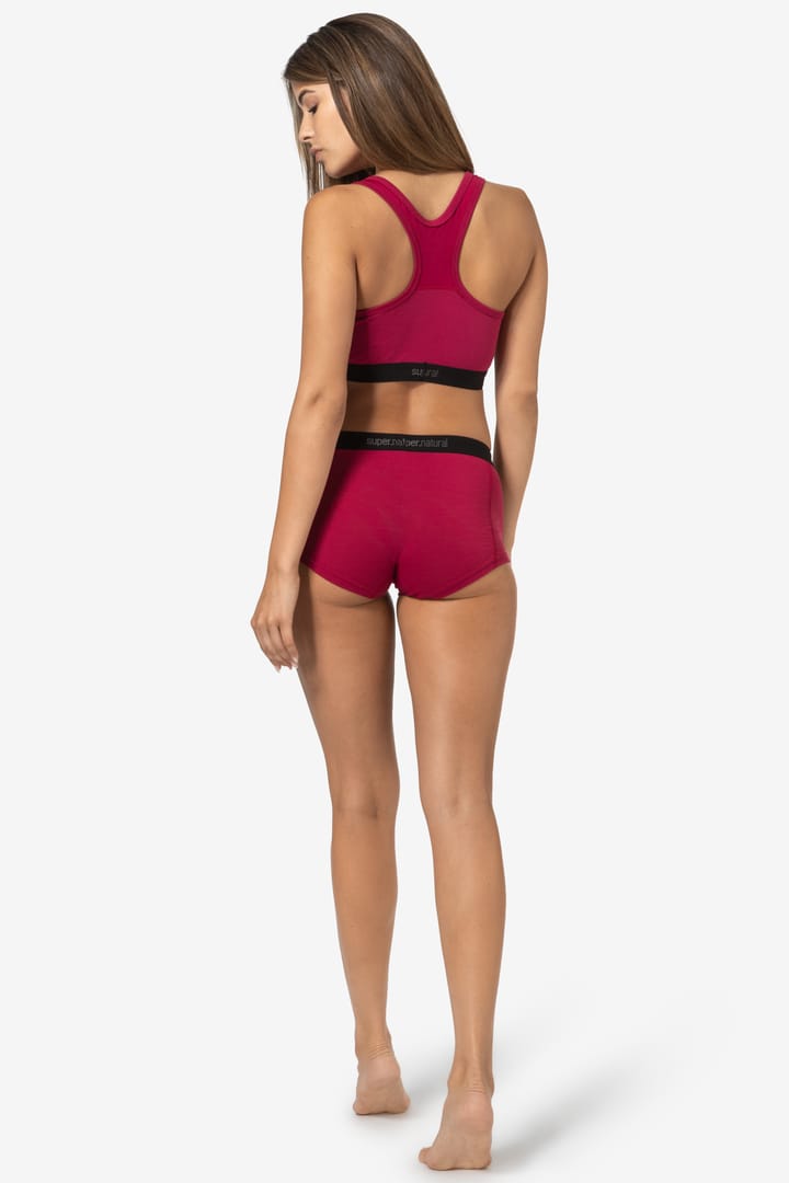 super.natural Women's Tundra220 Semplice Bra Sangria super.natural