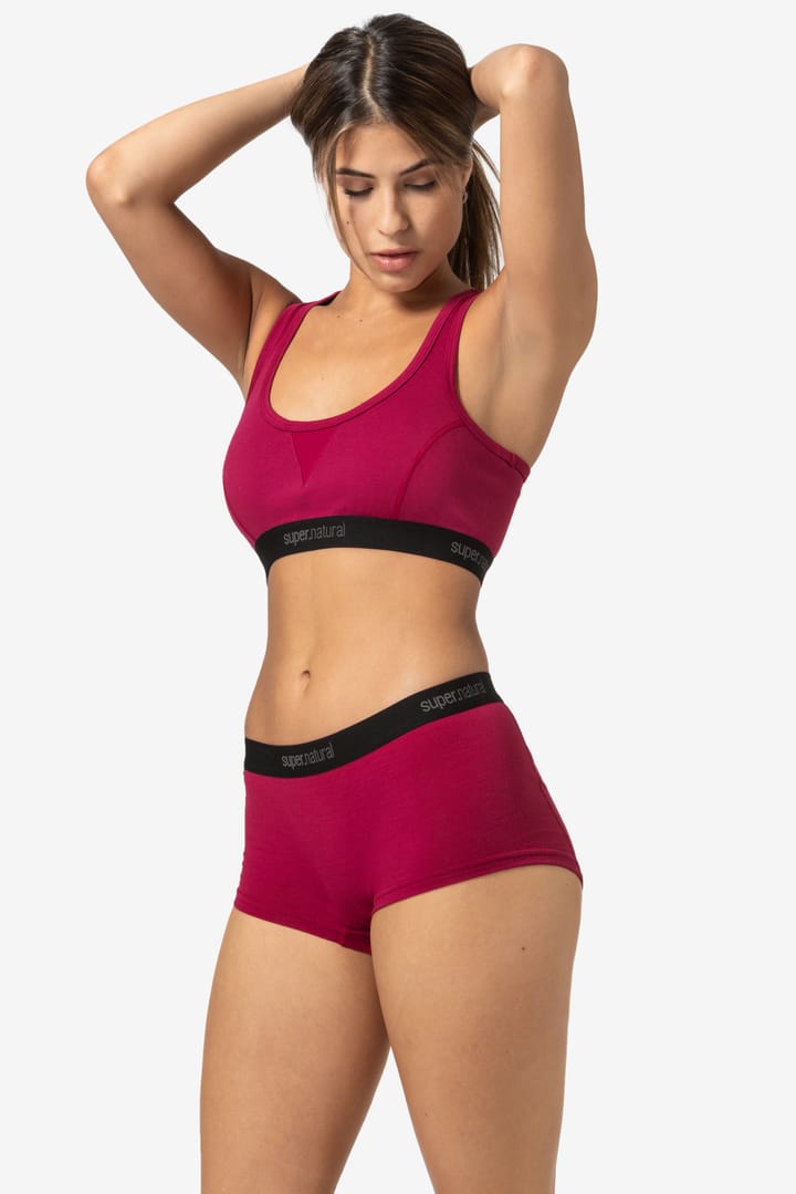 super.natural Women's Tundra220 Semplice Bra Sangria super.natural