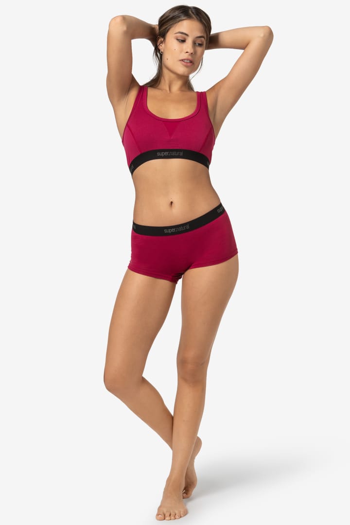 super.natural Women's Tundra220 Semplice Bra Sangria super.natural