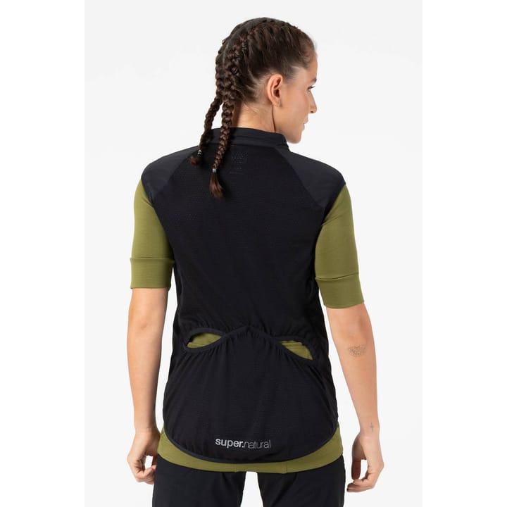 super.natural Women's Unstoppable Gilet Jet Black super.natural