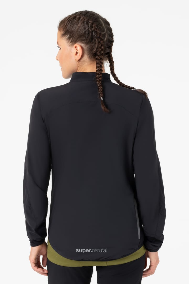 super.natural Women's Unstoppable Thermo Jacket Jet Black super.natural