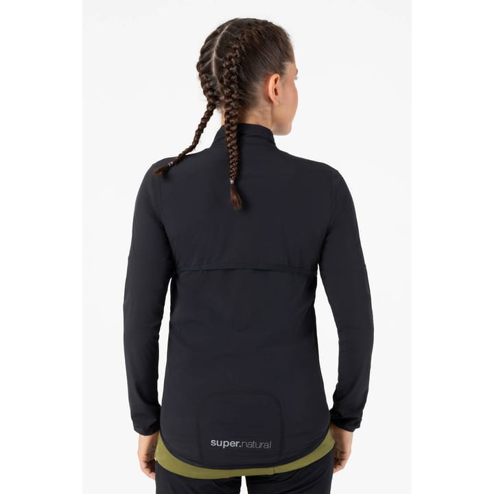 super.natural Women's Unstoppable Windbreaker Jet Black super.natural