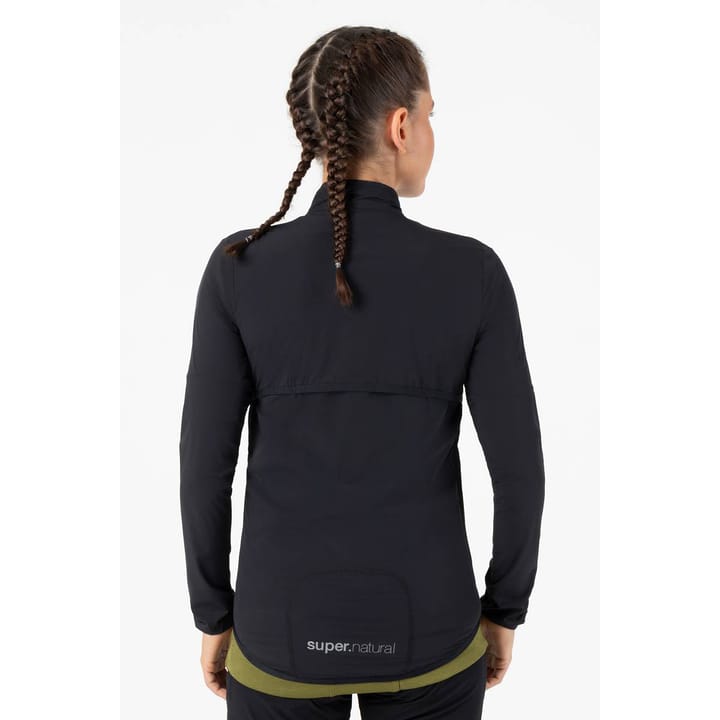 Women's Unstoppable Windbreaker Jet Black super.natural