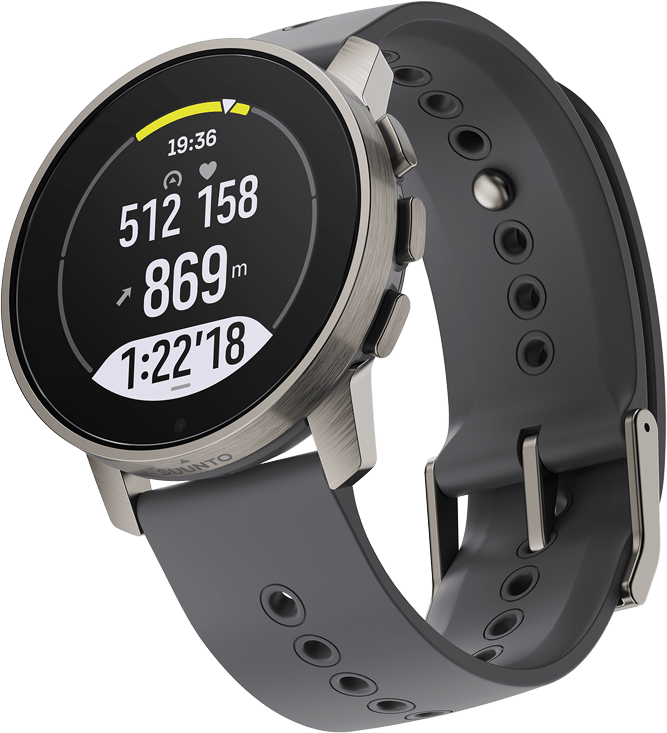 9 Peak Pro Titanium Titanium Slate Suunto