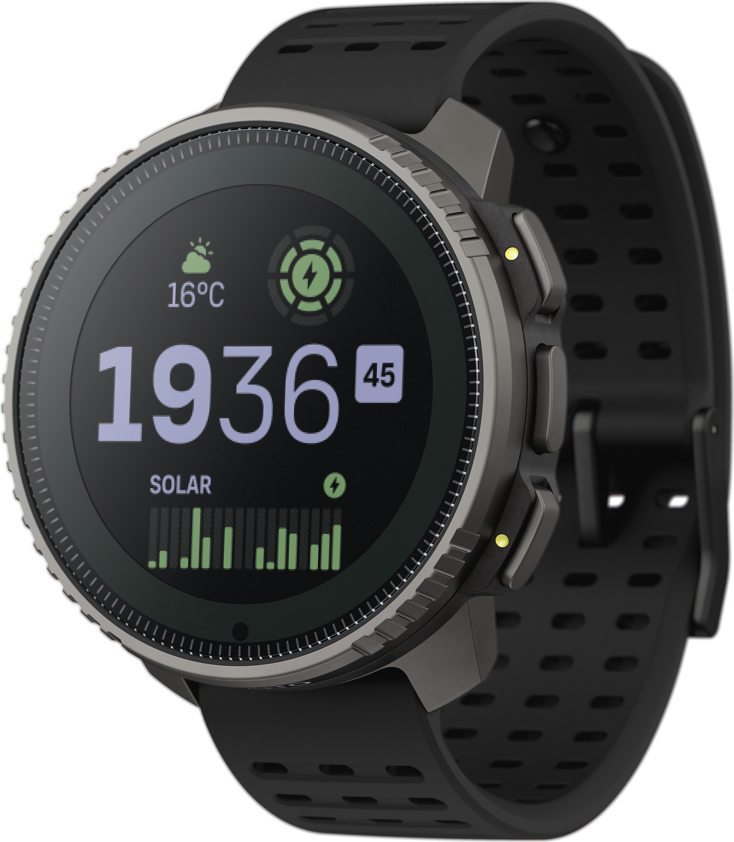 Suunto Vertical Titanium Solar Black Urheilukellot One Size