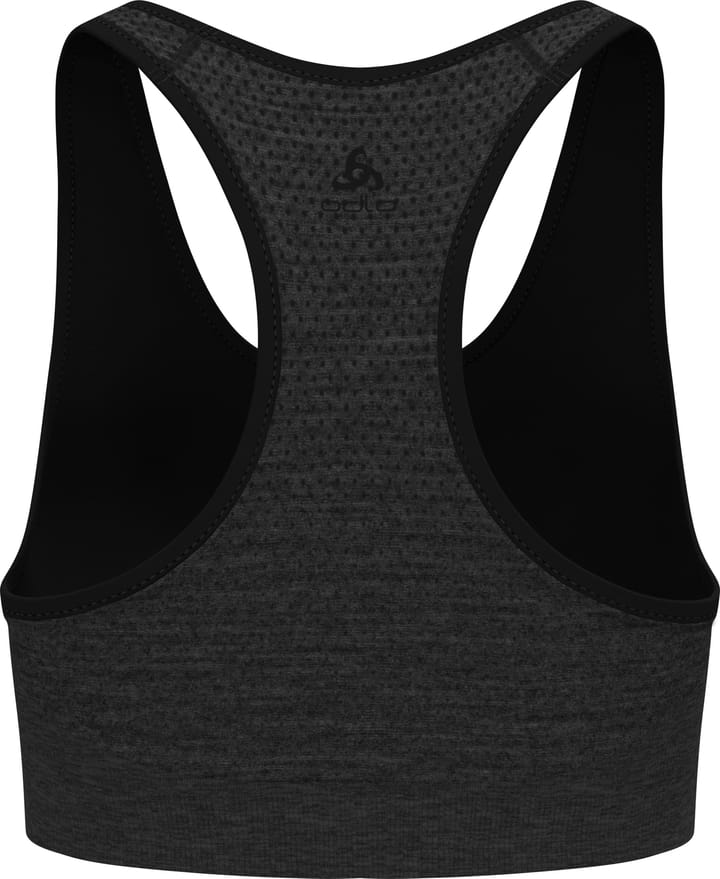 Odlo Women's Odlo Seamless Medium - Padded Sport Bra Black Melange Odlo