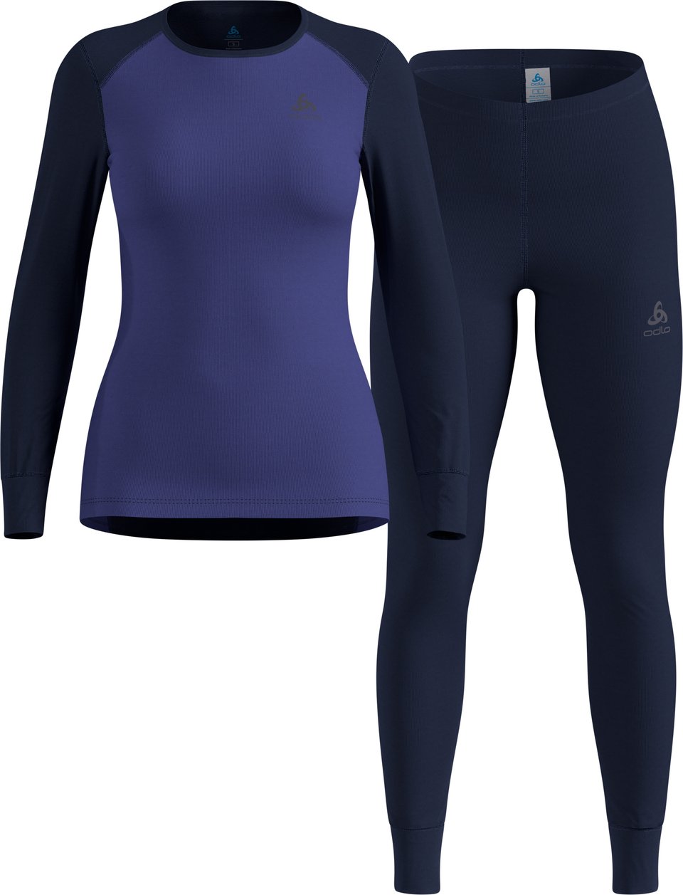 Women's Odlo Set Active Warm Special Dark Sapphire Skipper