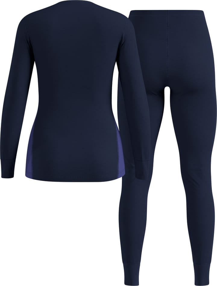 Odlo Women's Odlo Set Active Warm Special Dark Sapphire - Skipper Blue Odlo