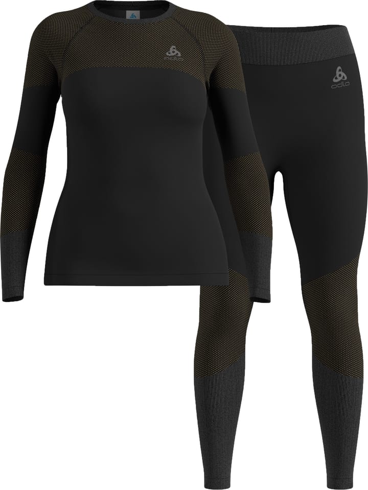 Odlo Women's Odlo Fundamentals Performance Warm Set Long Black Odlo
