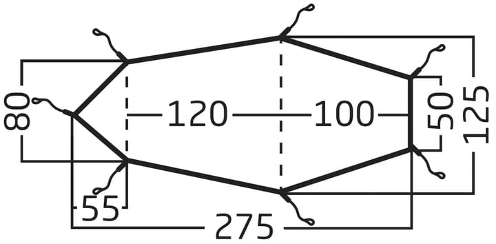 Nordisk Svalbard 1 Si (2.0) Footprint Black Nordisk